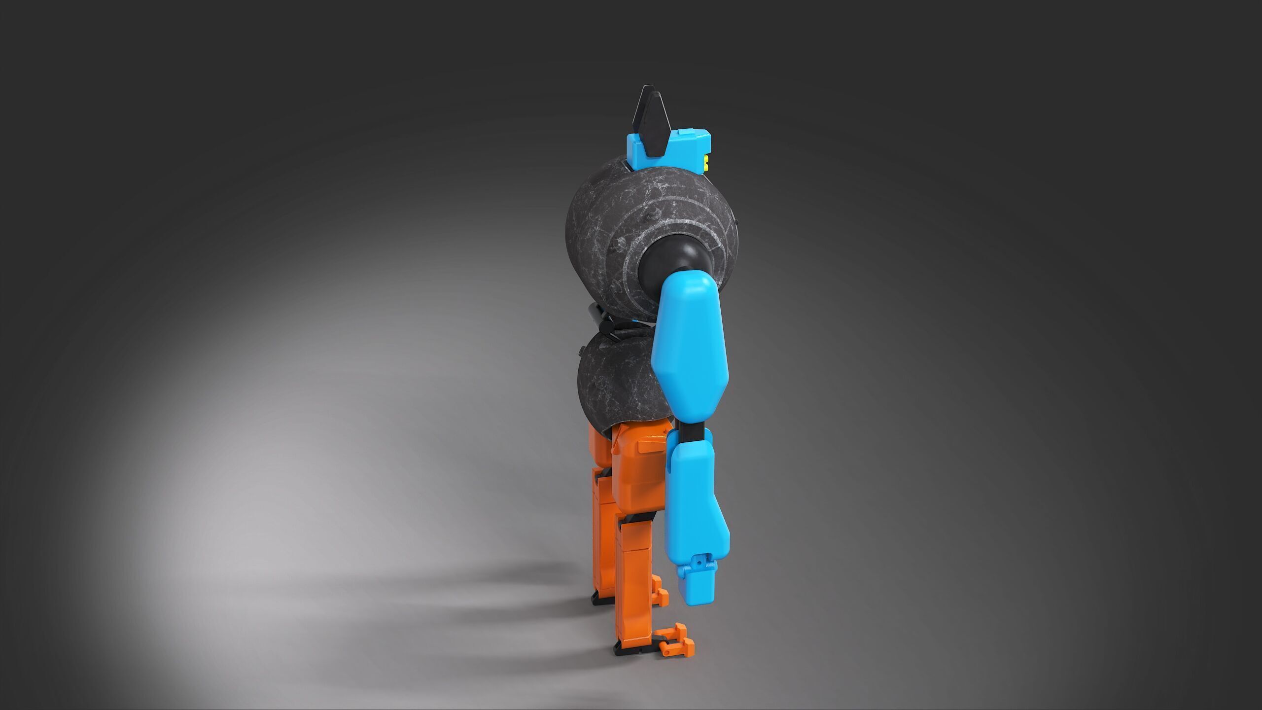 Robotic automat CRb droid 3D model_2