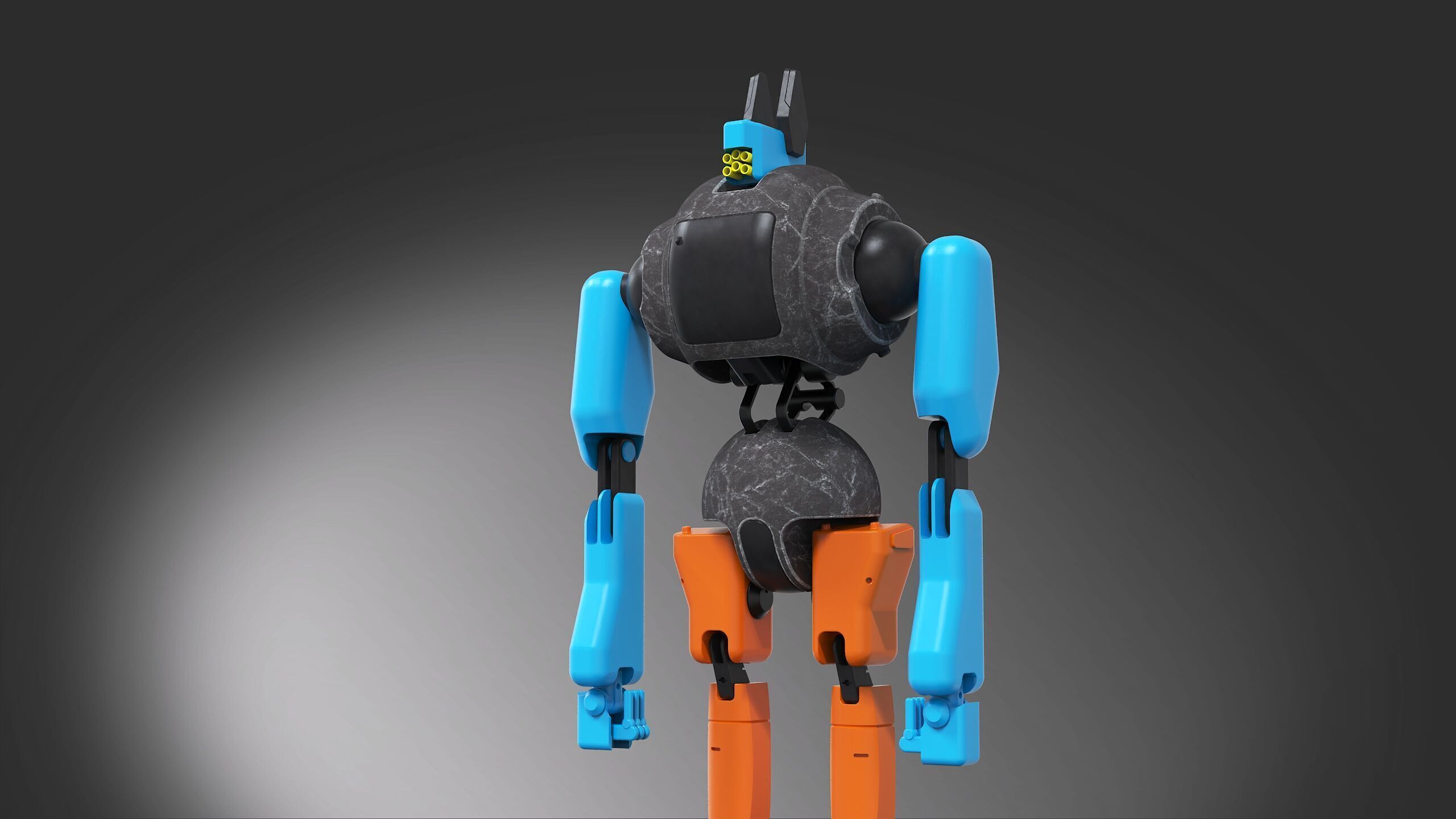 Robotic automat CRb droid 3D model_4
