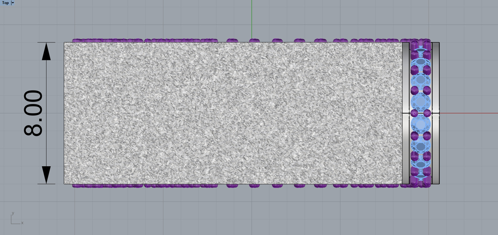 Lightweight fashion ring model 775 3D print model_8