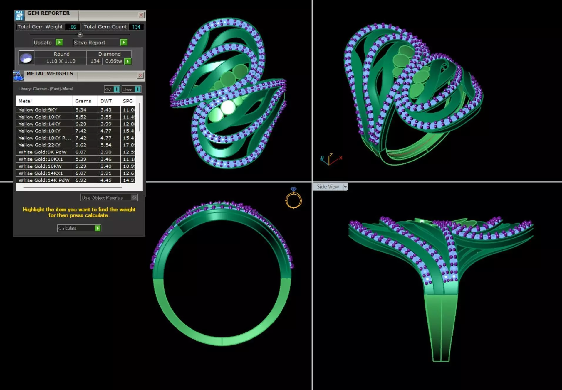 beautiful ring 3D print model_0