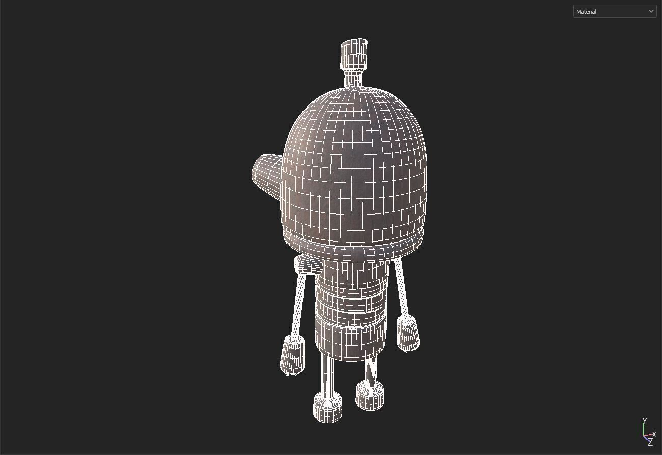 Robot Toy 3D model_8