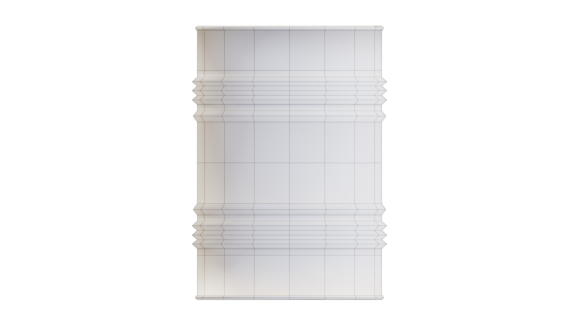 Oil Drum 01 Low-poly 3D model_6