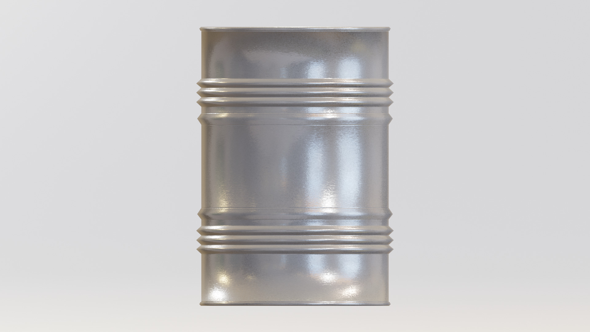 Oil Drum 01 Low-poly 3D model_2