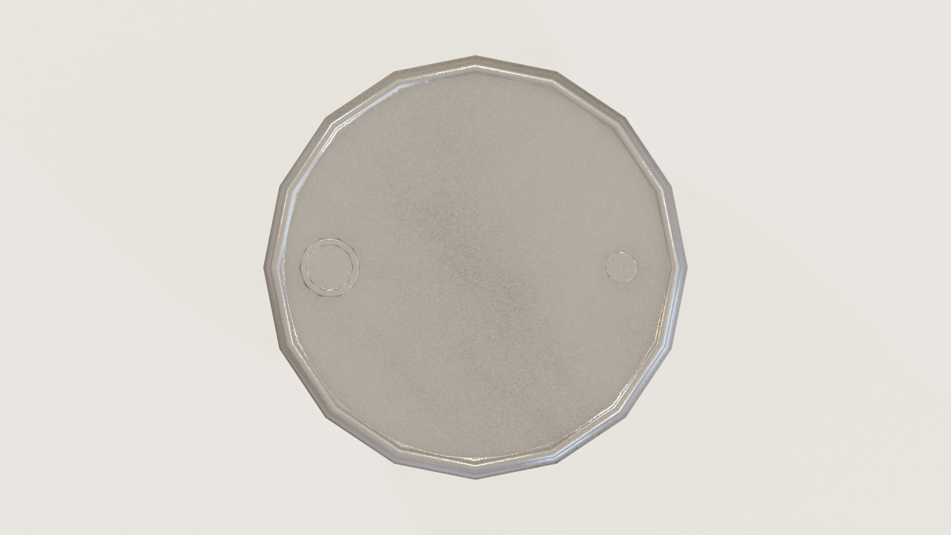 Oil Drum 01 Low-poly 3D model_1