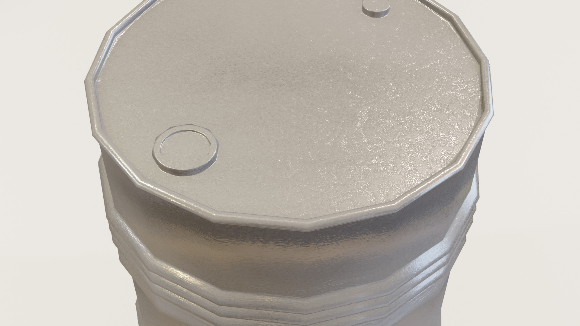 Oil Drum 01 Low-poly 3D model_3