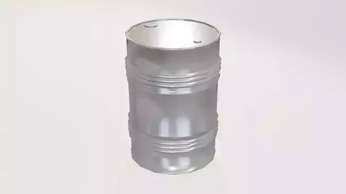 Oil Drum 01 Low-poly 3D model