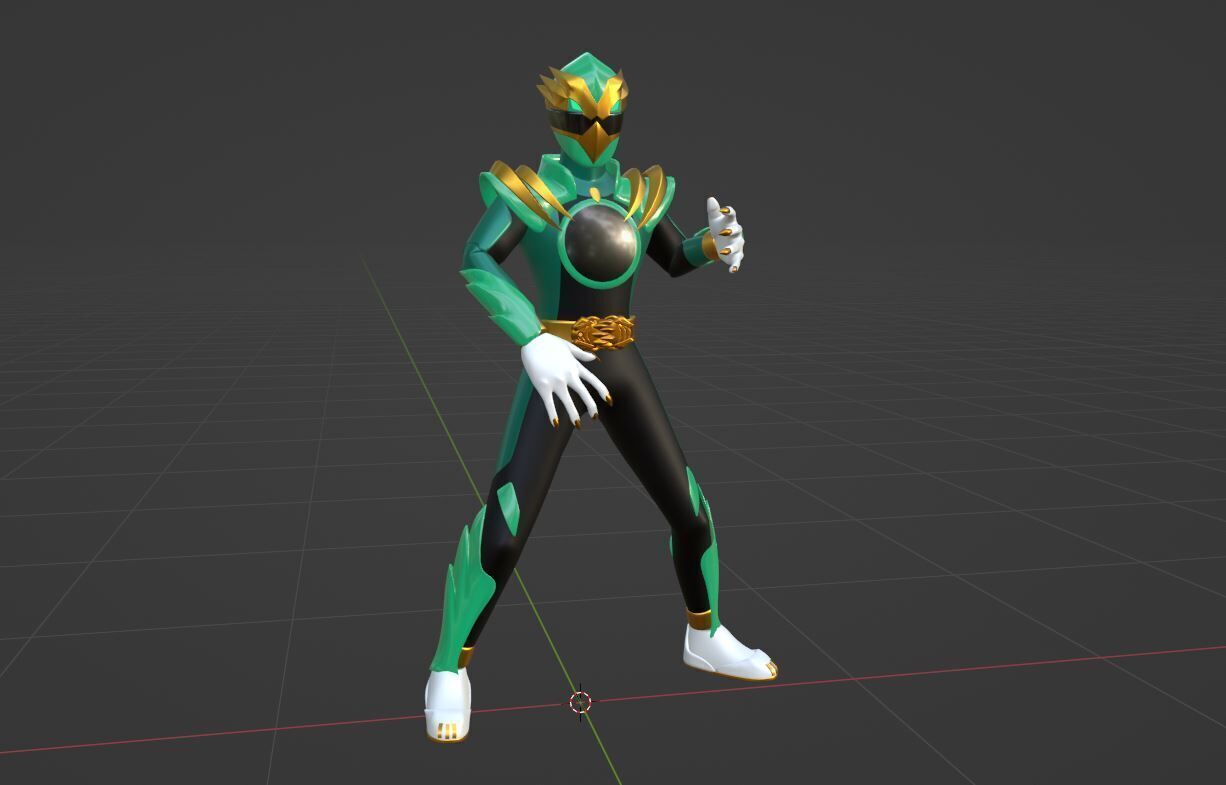 GozyuEagle - No1 Sentai Gozyuger 3D model_5
