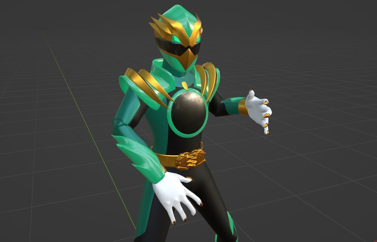 GozyuEagle - No1 Sentai Gozyuger 3D model_8