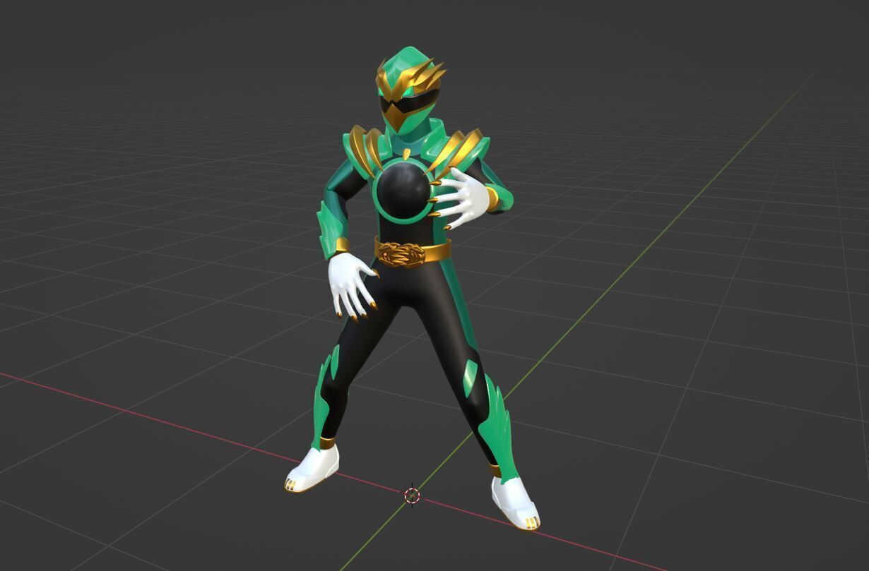 GozyuEagle - No1 Sentai Gozyuger 3D model_6