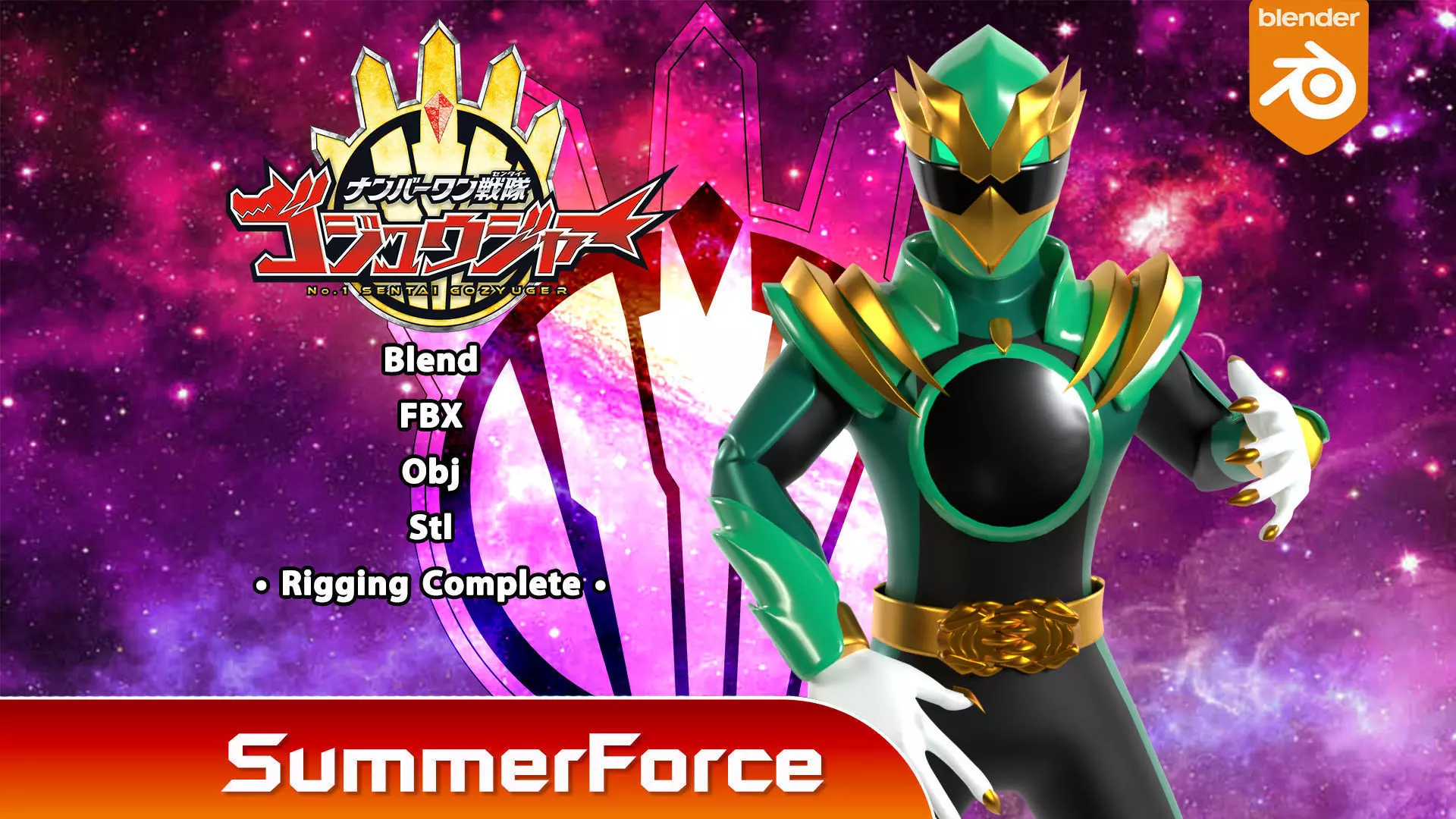 GozyuEagle - No1 Sentai Gozyuger 3D model_0