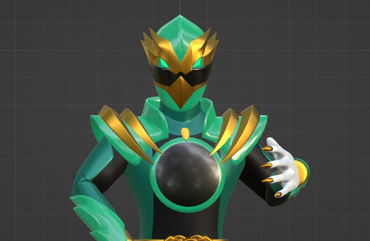 GozyuEagle - No1 Sentai Gozyuger 3D model_9
