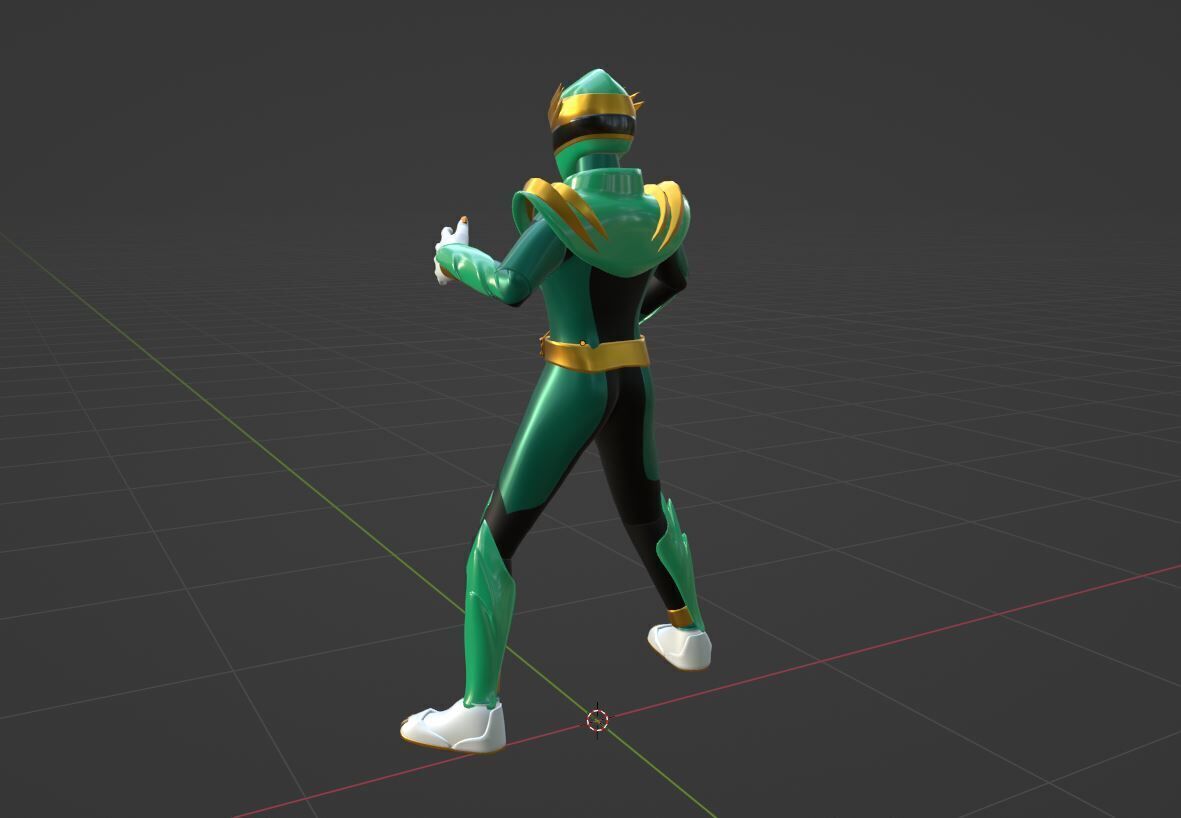 GozyuEagle - No1 Sentai Gozyuger 3D model_7
