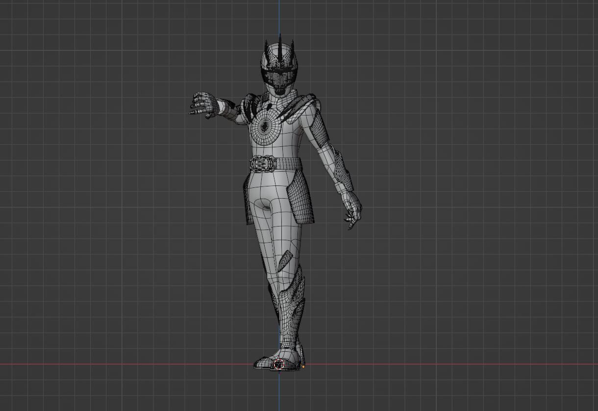GozyuUnicorn  - No1 Sentai Gozyuger 3D model_10