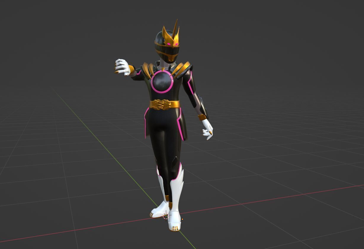 GozyuUnicorn  - No1 Sentai Gozyuger 3D model_5