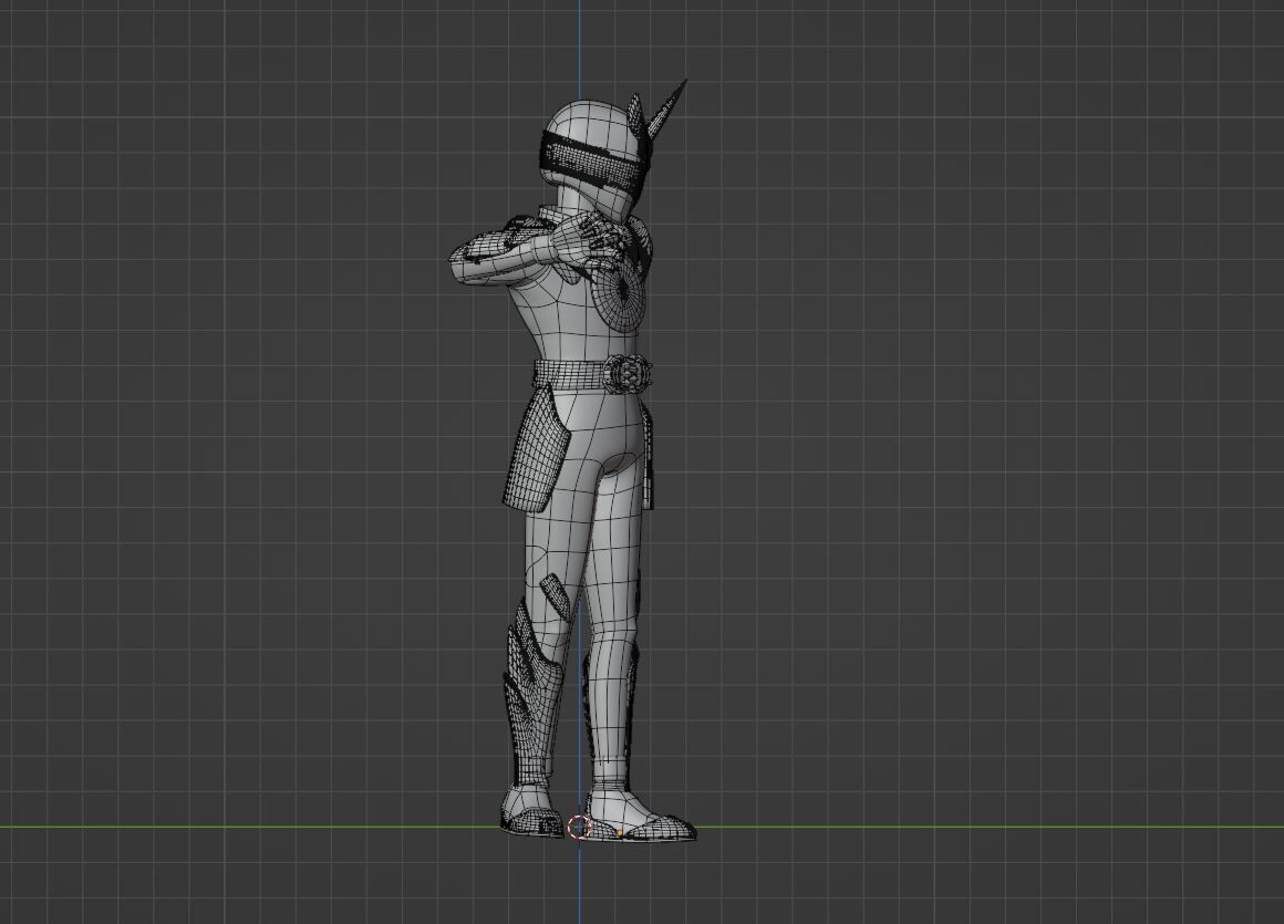 GozyuUnicorn  - No1 Sentai Gozyuger 3D model_13