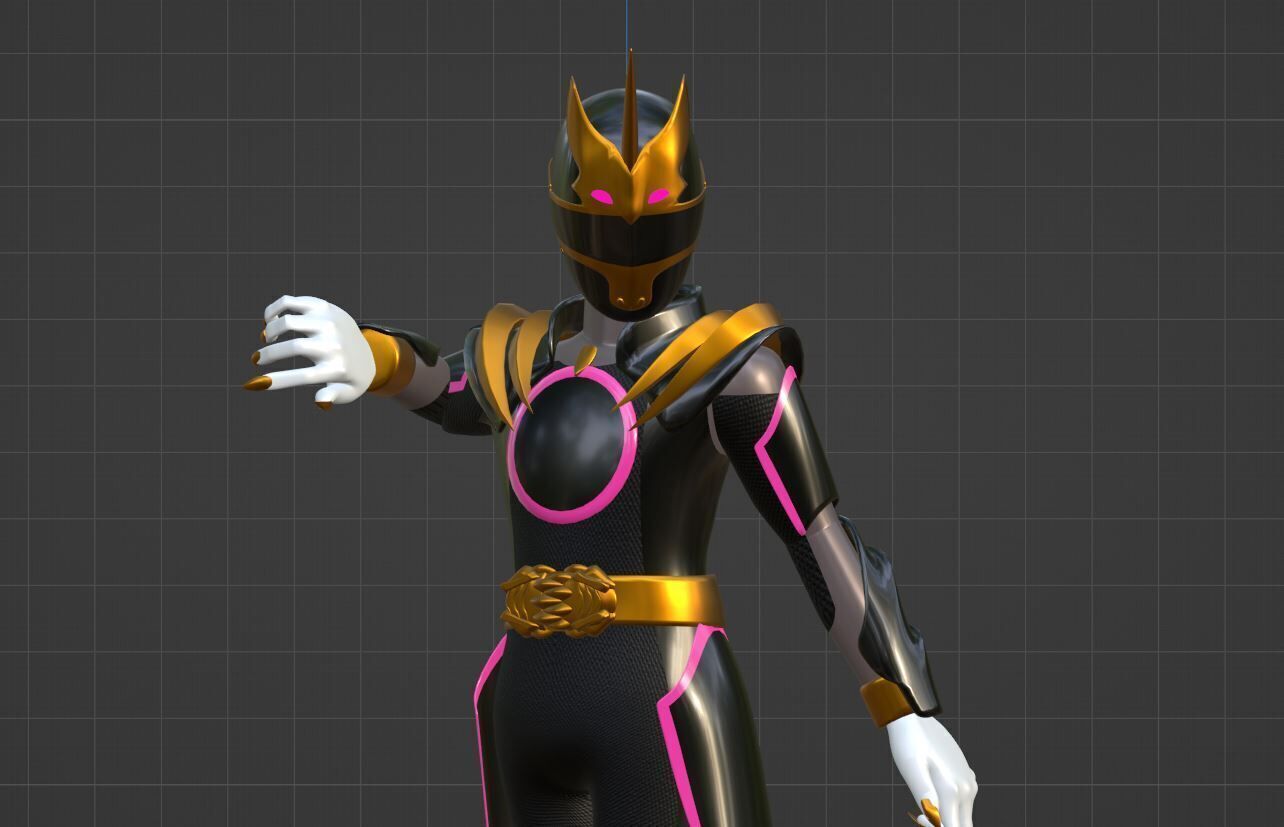 GozyuUnicorn  - No1 Sentai Gozyuger 3D model_9