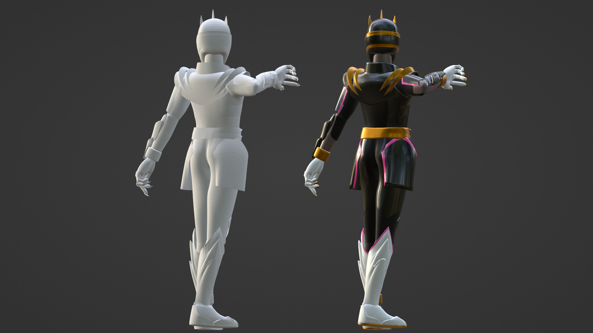 GozyuUnicorn  - No1 Sentai Gozyuger 3D model_18