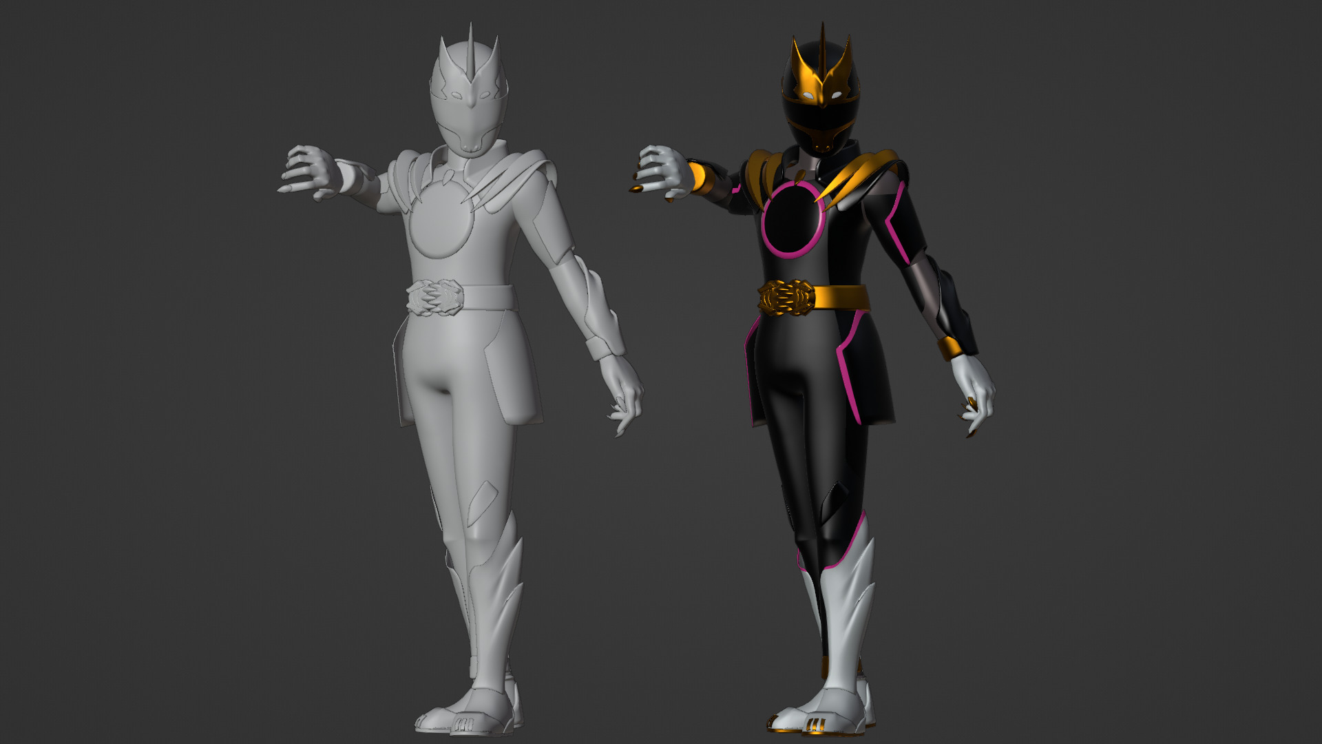 GozyuUnicorn  - No1 Sentai Gozyuger 3D model_19