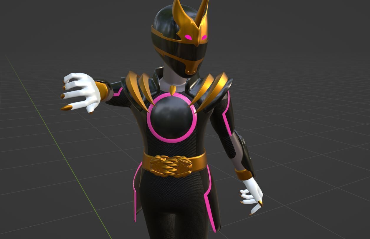GozyuUnicorn  - No1 Sentai Gozyuger 3D model_8