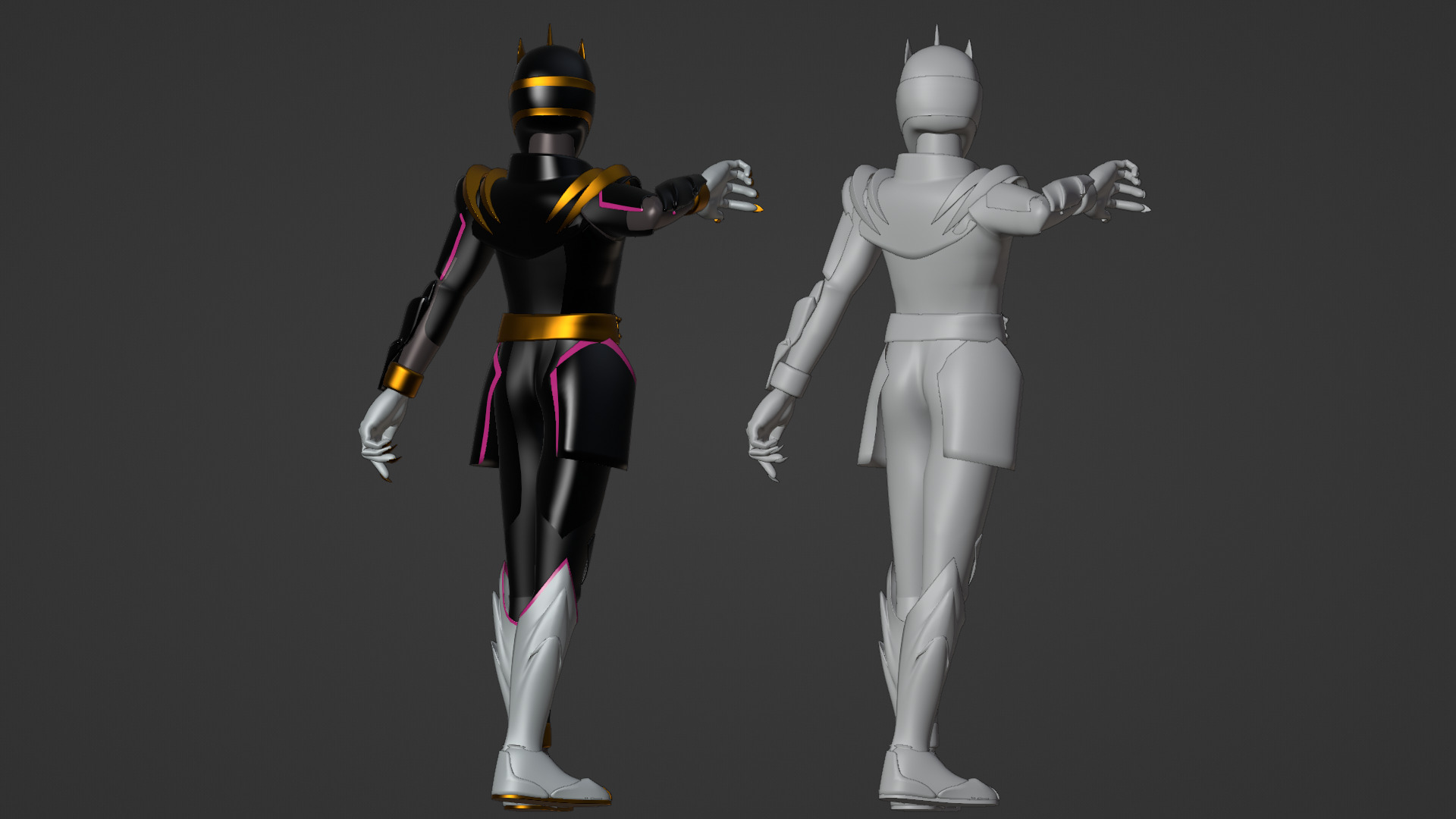 GozyuUnicorn  - No1 Sentai Gozyuger 3D model_20