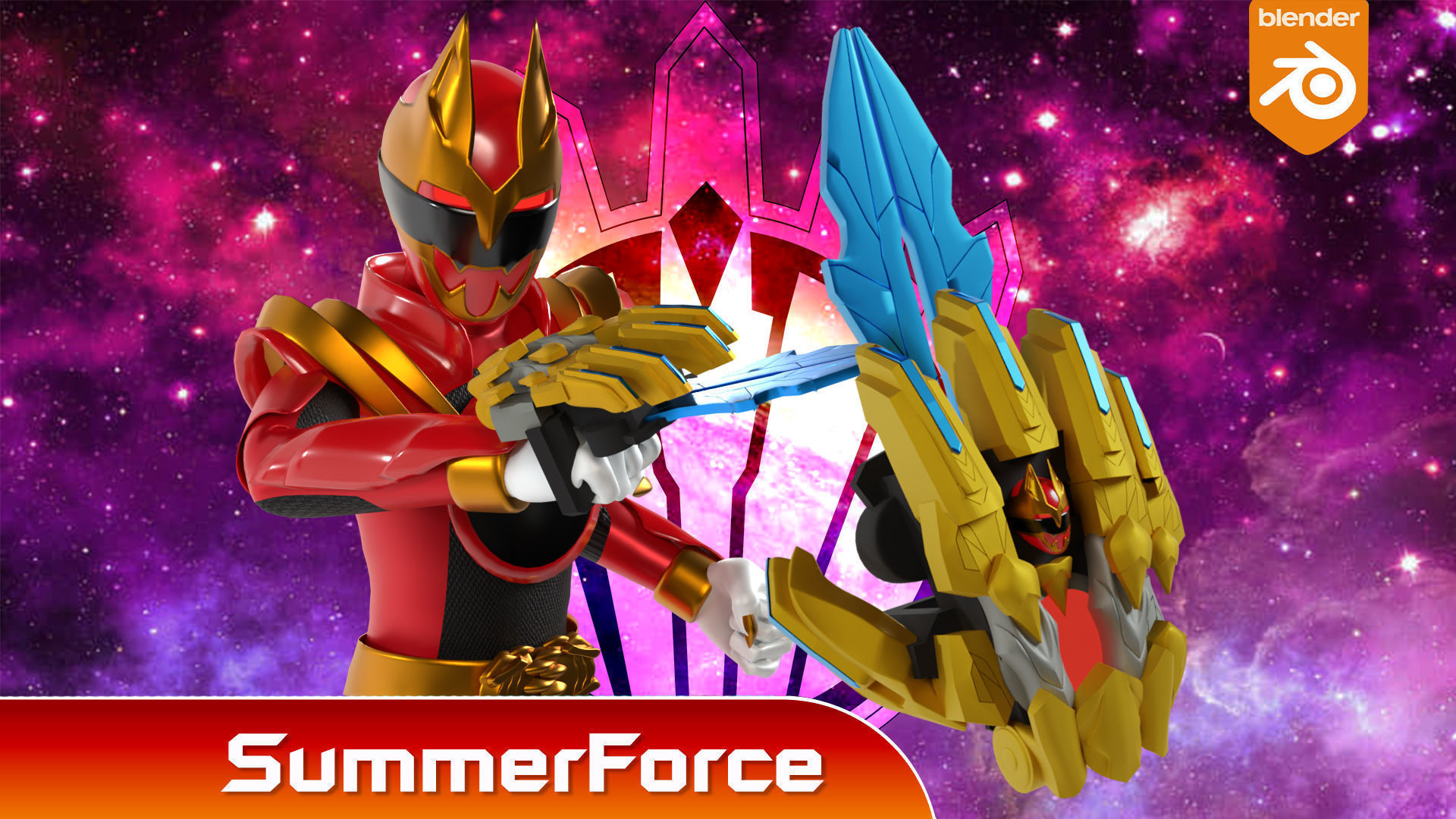 No1 Sentai Gozyuger 3D Model Collection_6