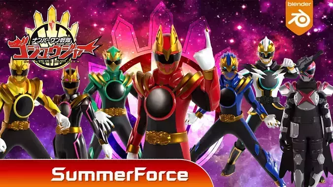 No1 Sentai Gozyuger 3D Model Collection No1 Sentai Gozyuger 3D Model Collection