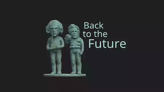 Back to the Future 3D print model