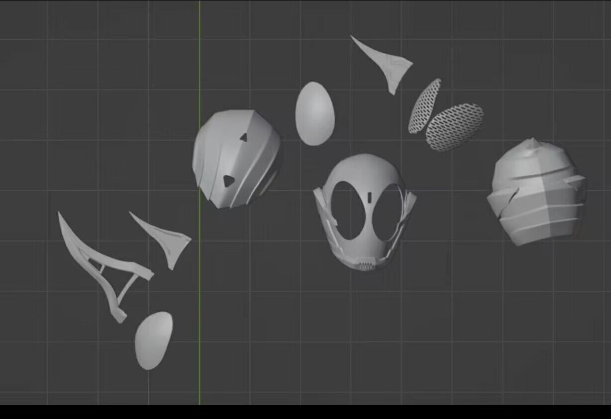 kamenrider Infinite ghost 3Dprint modle 3D print model_4