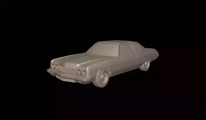 chevrolet caprice convertible 1973 3D print model