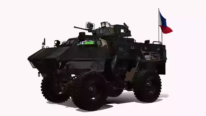 gkn-4x4-sankey-fs-100-simba Low-poly 3D model