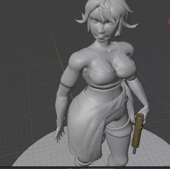 Estatua Luna 3D print model