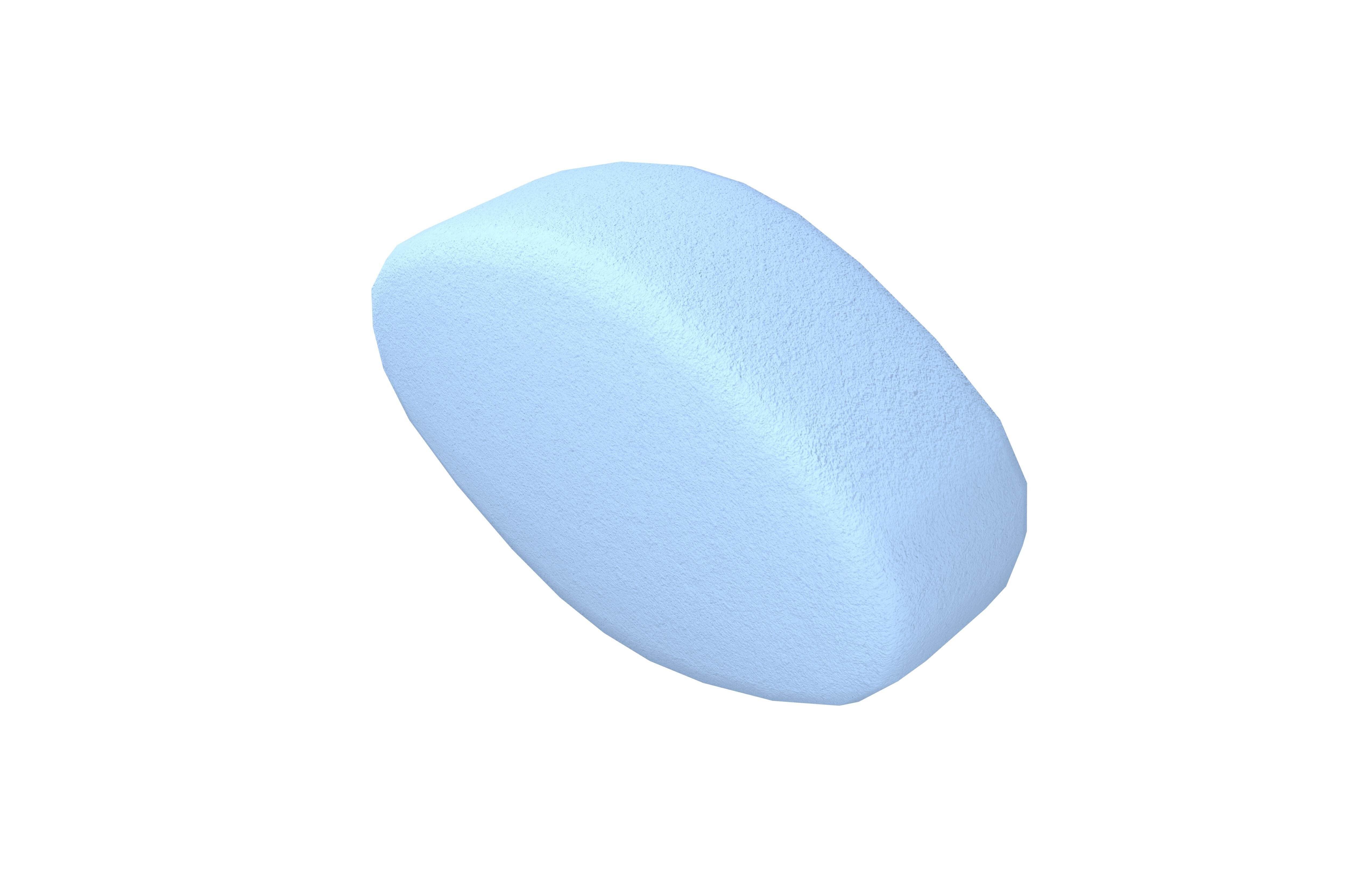 Little Blue Pill v1 001 Low-poly 3D model_1