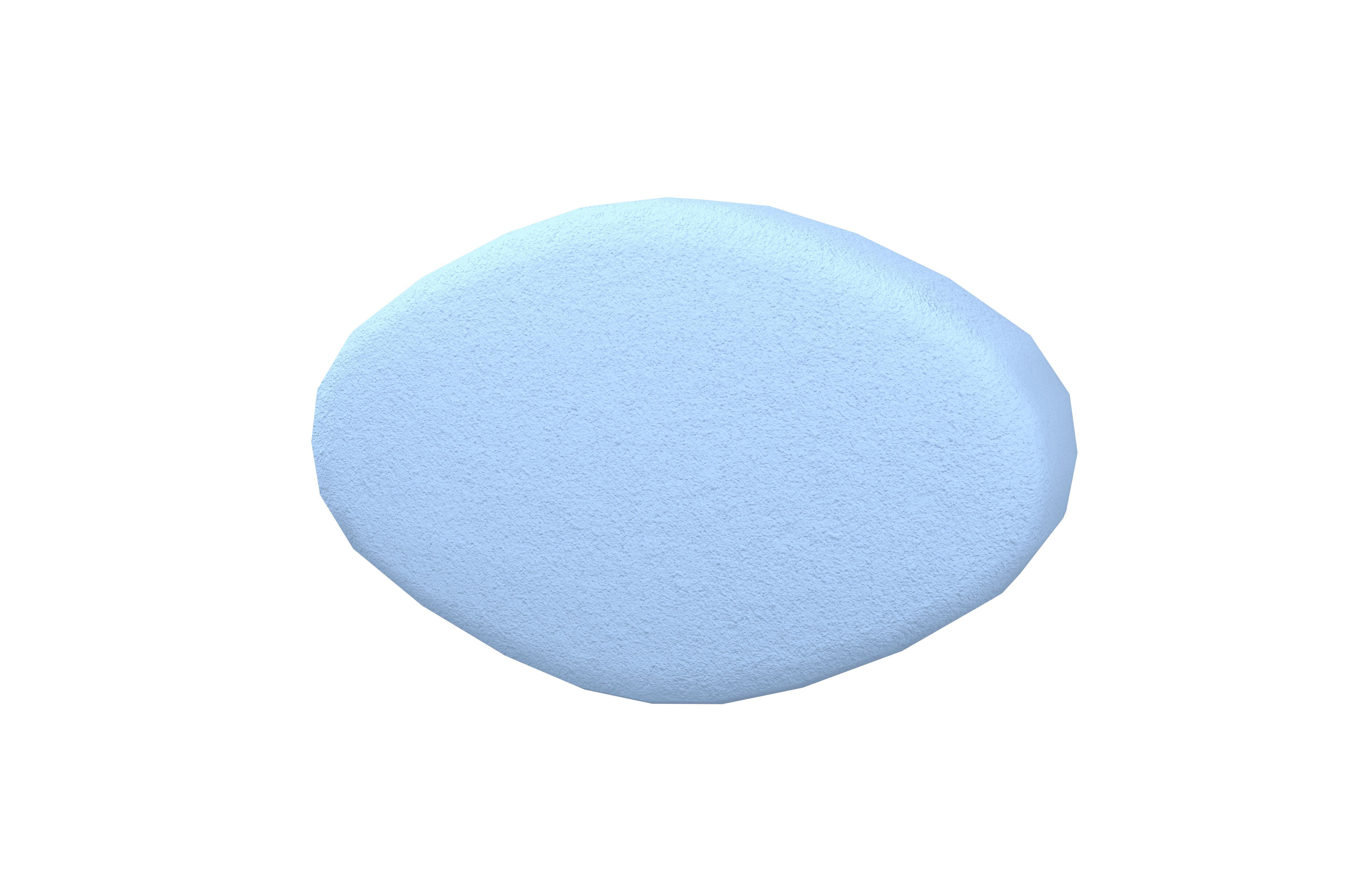 Little Blue Pill v1 001 Low-poly 3D model_2
