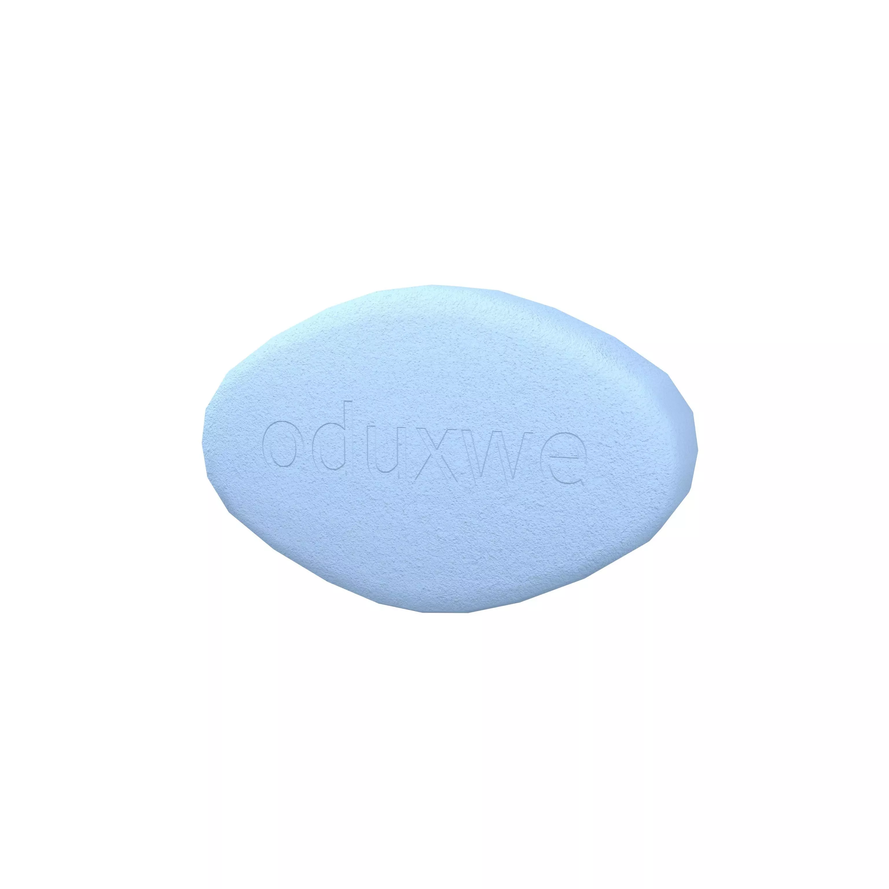 Little Blue Pill v1 002 Low-poly 3D model