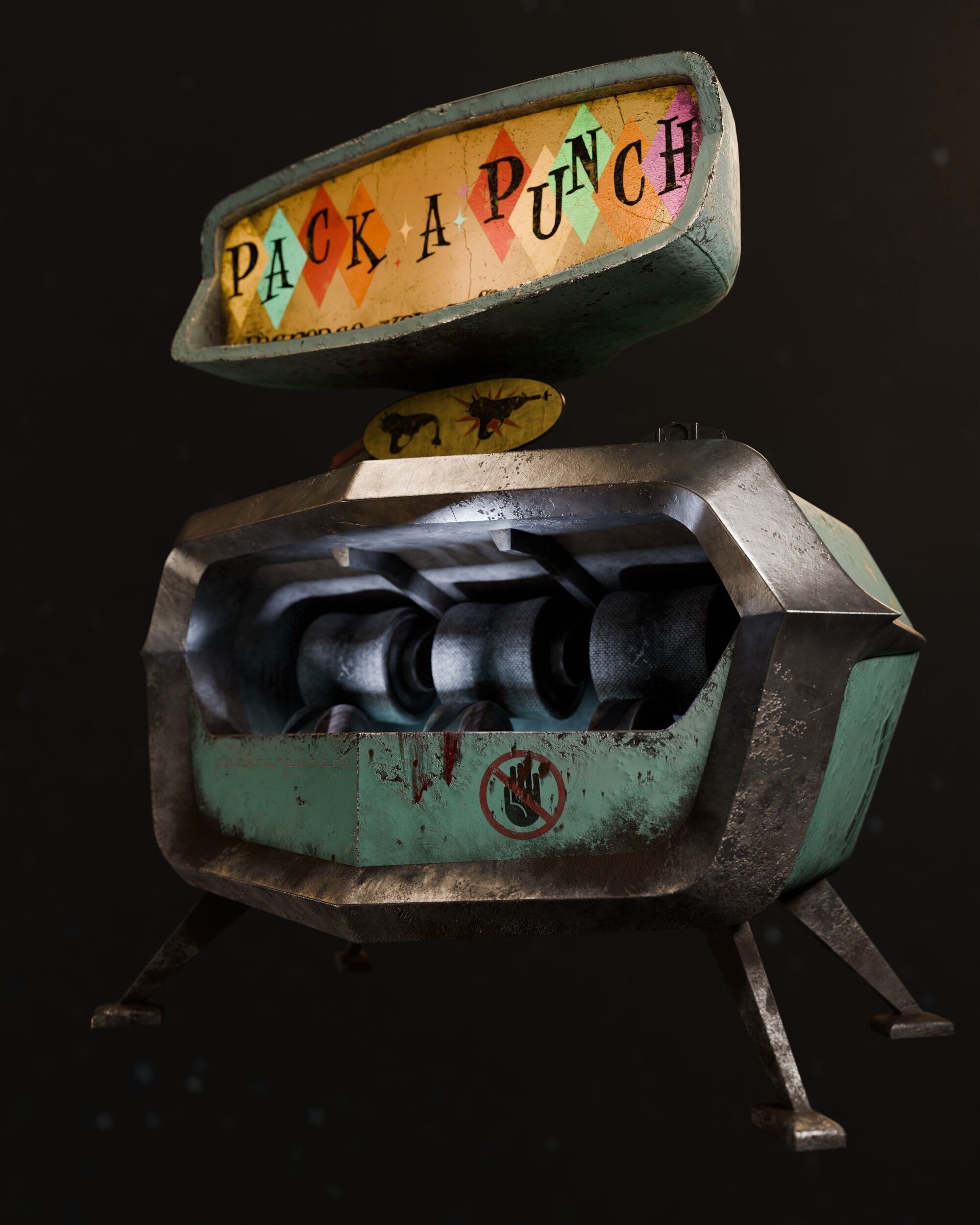 Pack-a-Punch Machine 3D model_1