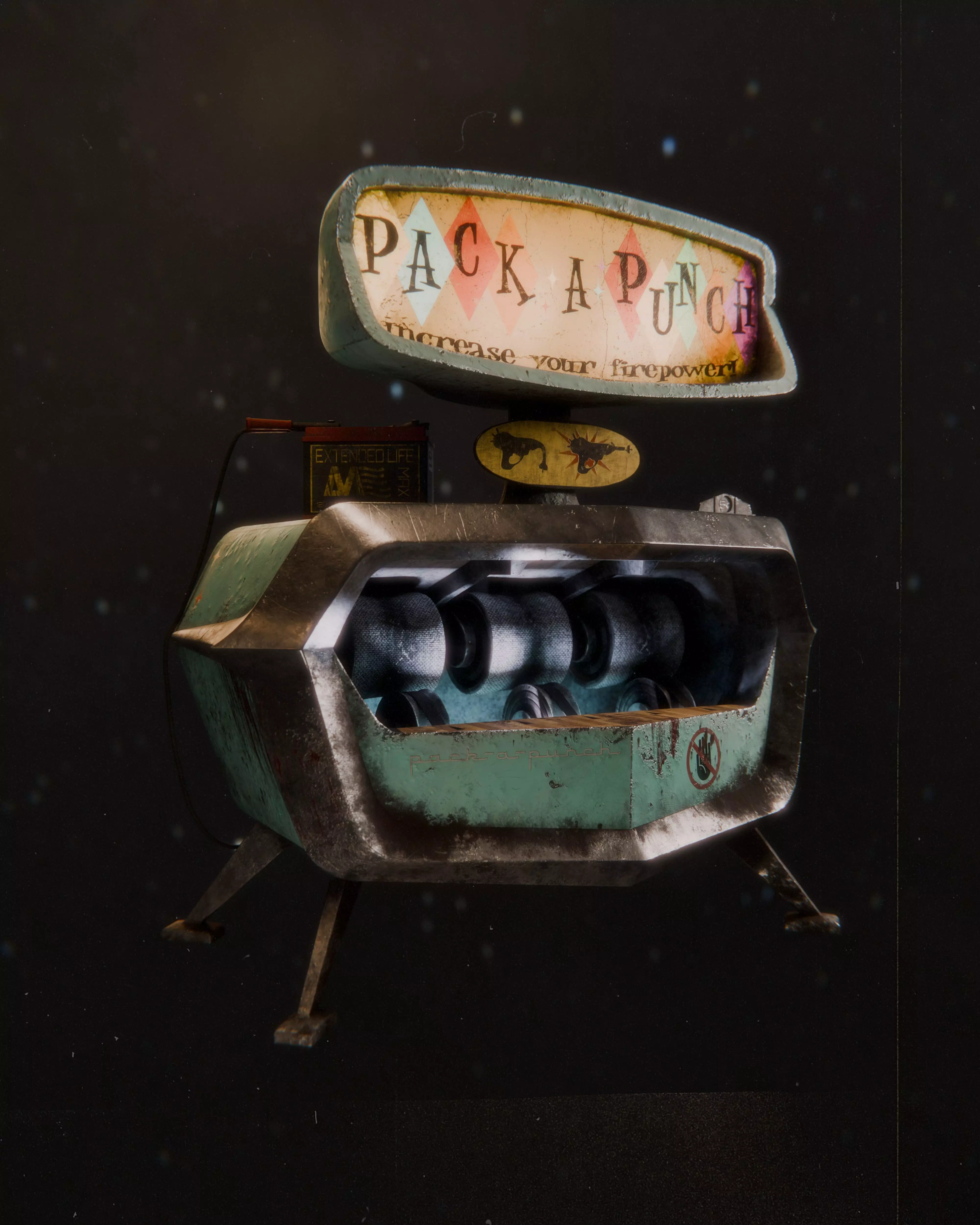 Pack-a-Punch Machine 3D model_0