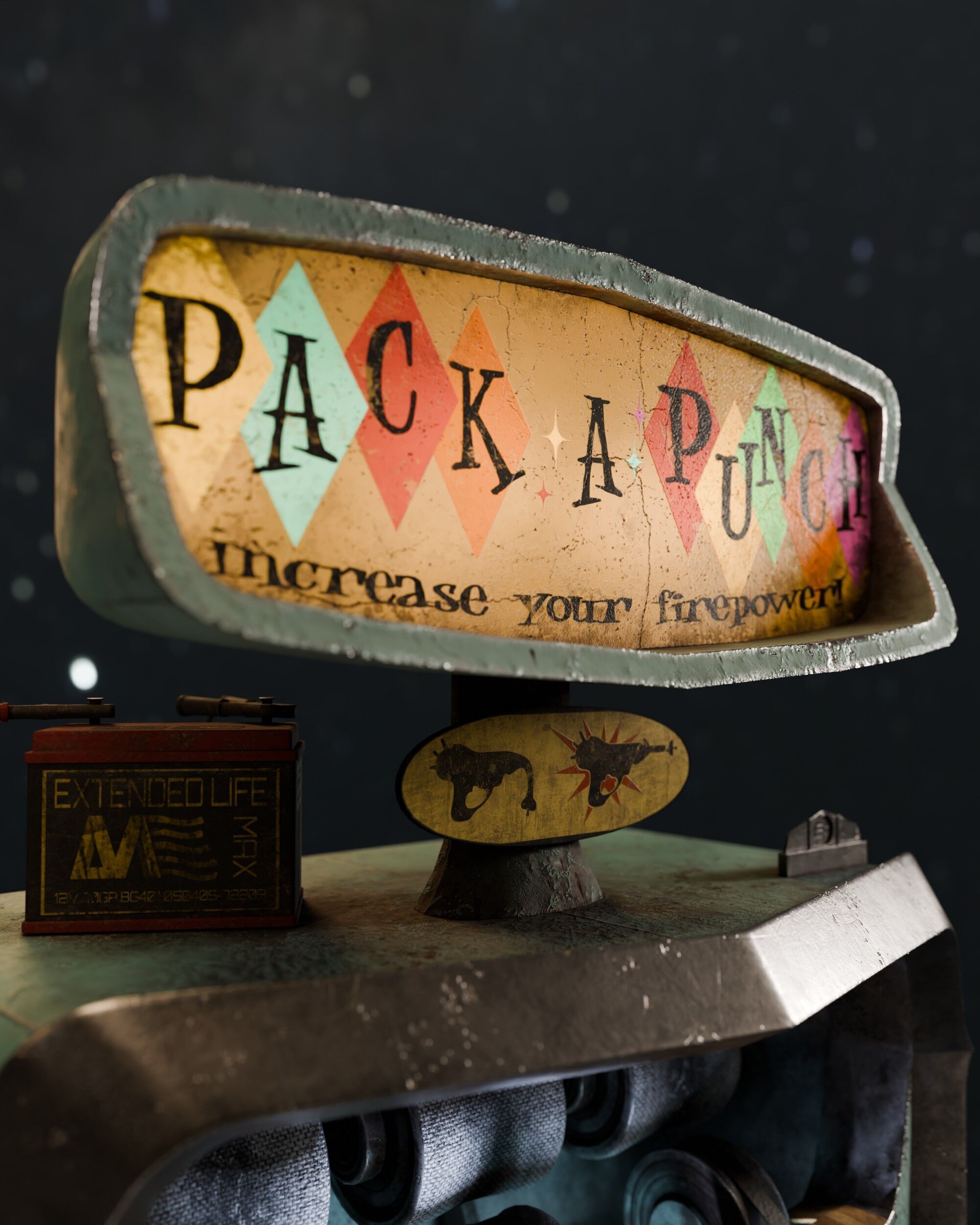 Pack-a-Punch Machine 3D model_3