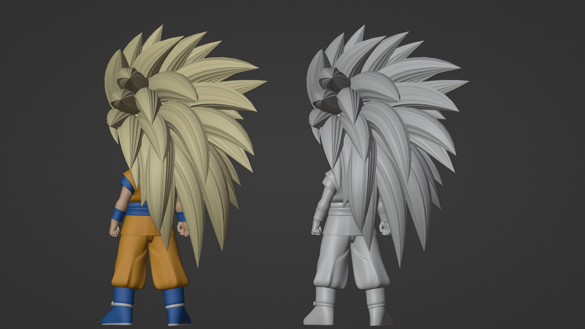 Goku Mini Super Saiyan 3 - Dragonball Daima 3D model_19