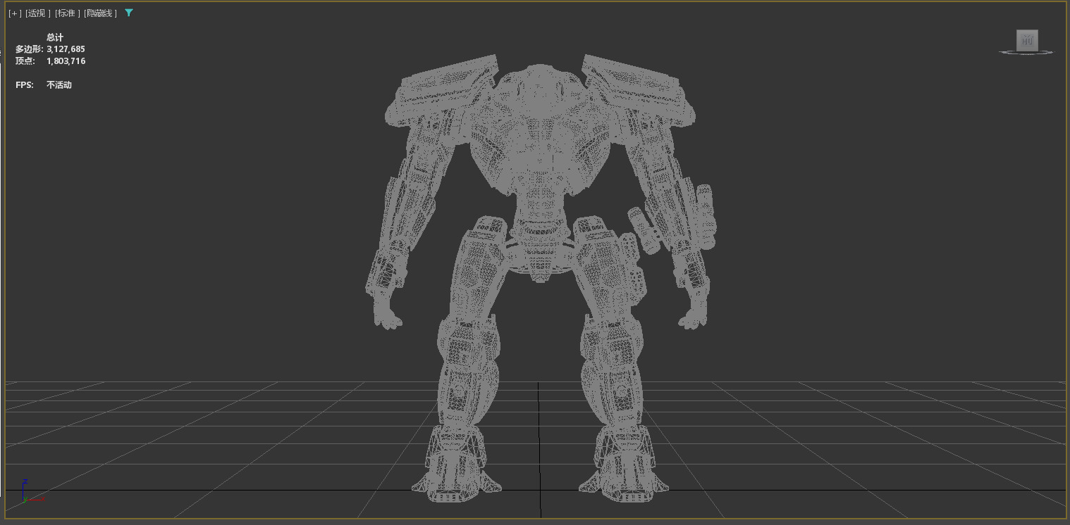 Science fiction robot 3D print model_3