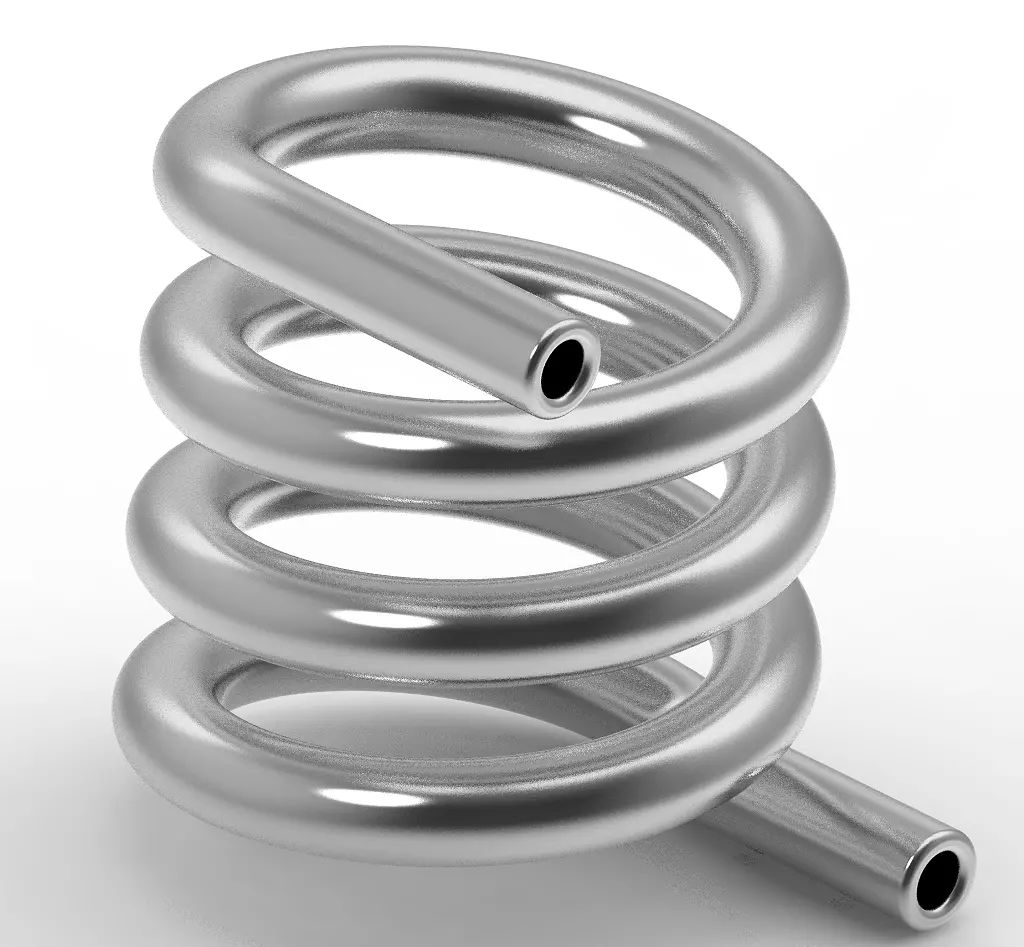 Steel Spiral Heating Coil 3D print model