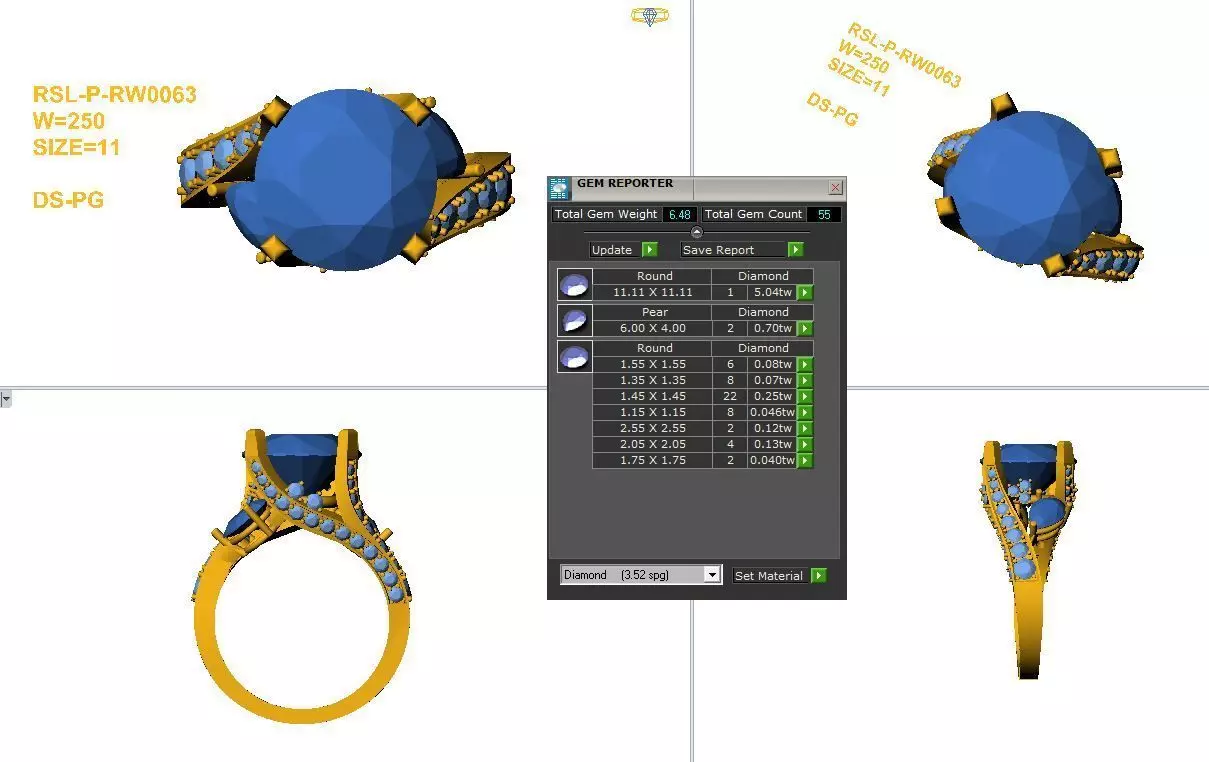 FANCE  RING 3D model_1