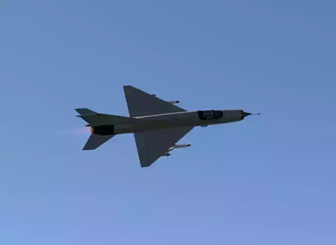  MiG-21 CGI 3D Model 