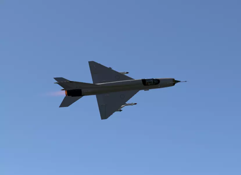 MiG-21 CGI 3D Model Low-poly 3D model_0