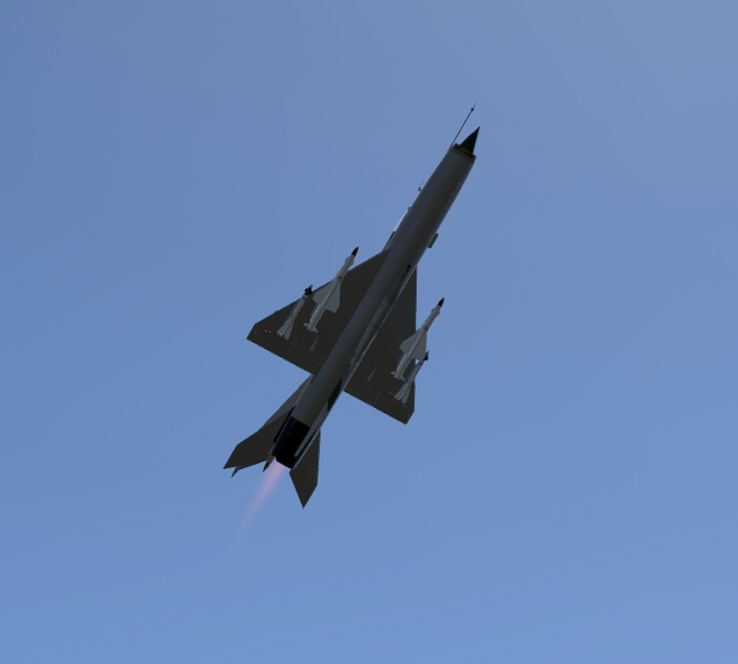 MiG-21 CGI 3D Model Low-poly 3D model_2