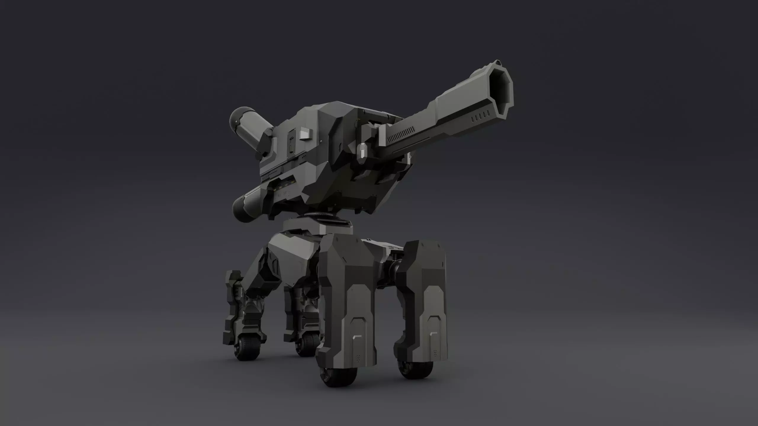 Cyber Tank Free 3D model