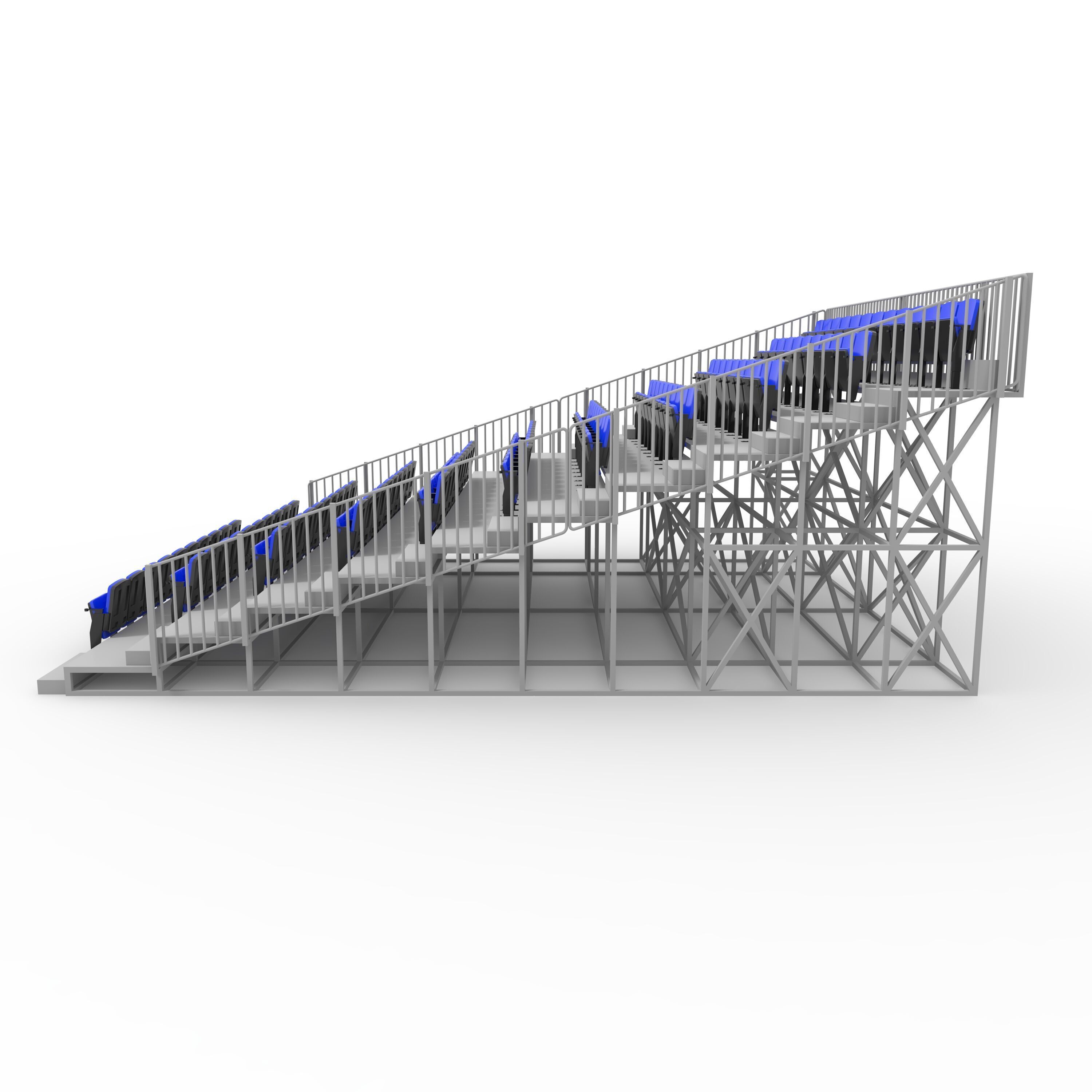 Bleachers 20 3D model_12