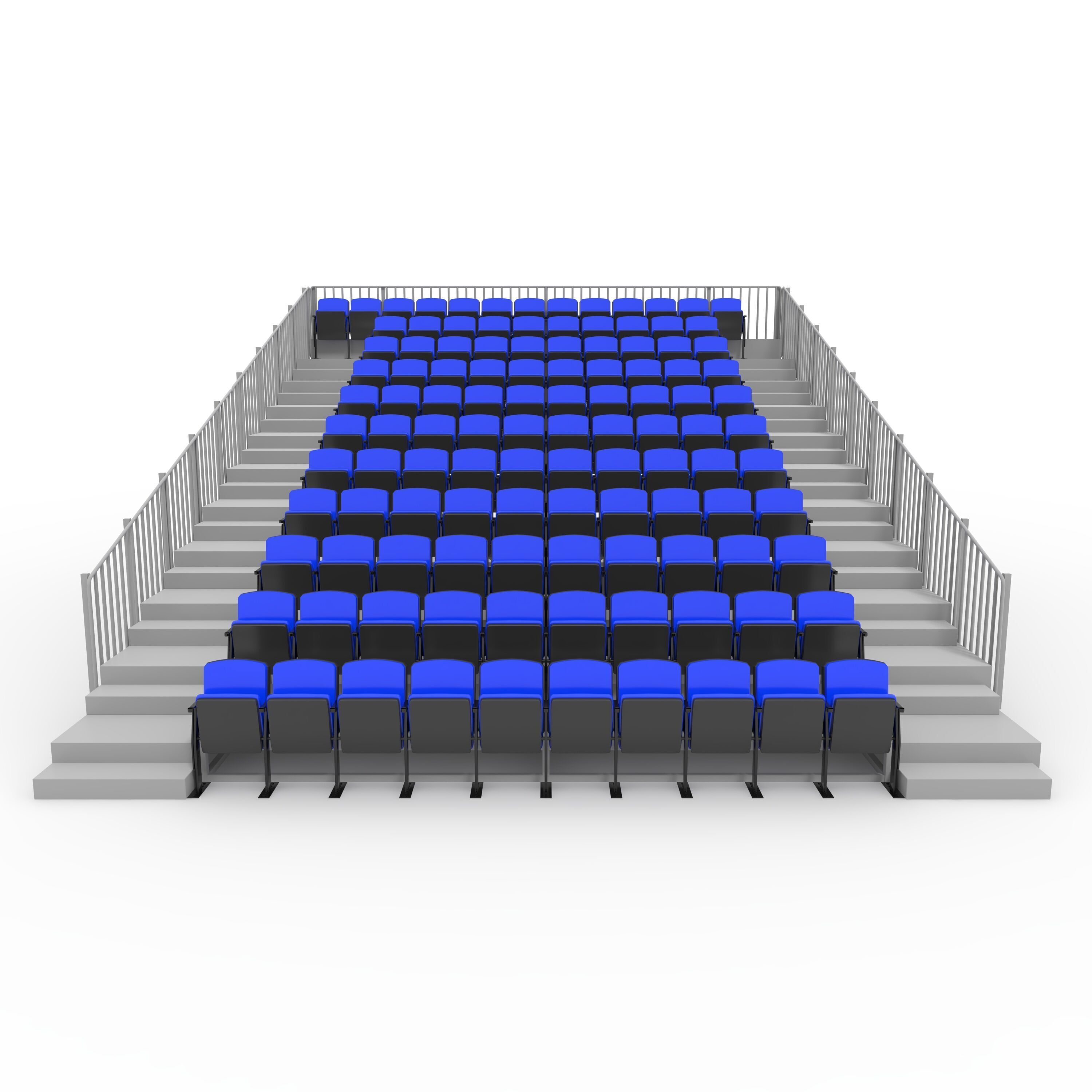 Bleachers 20 3D model_10