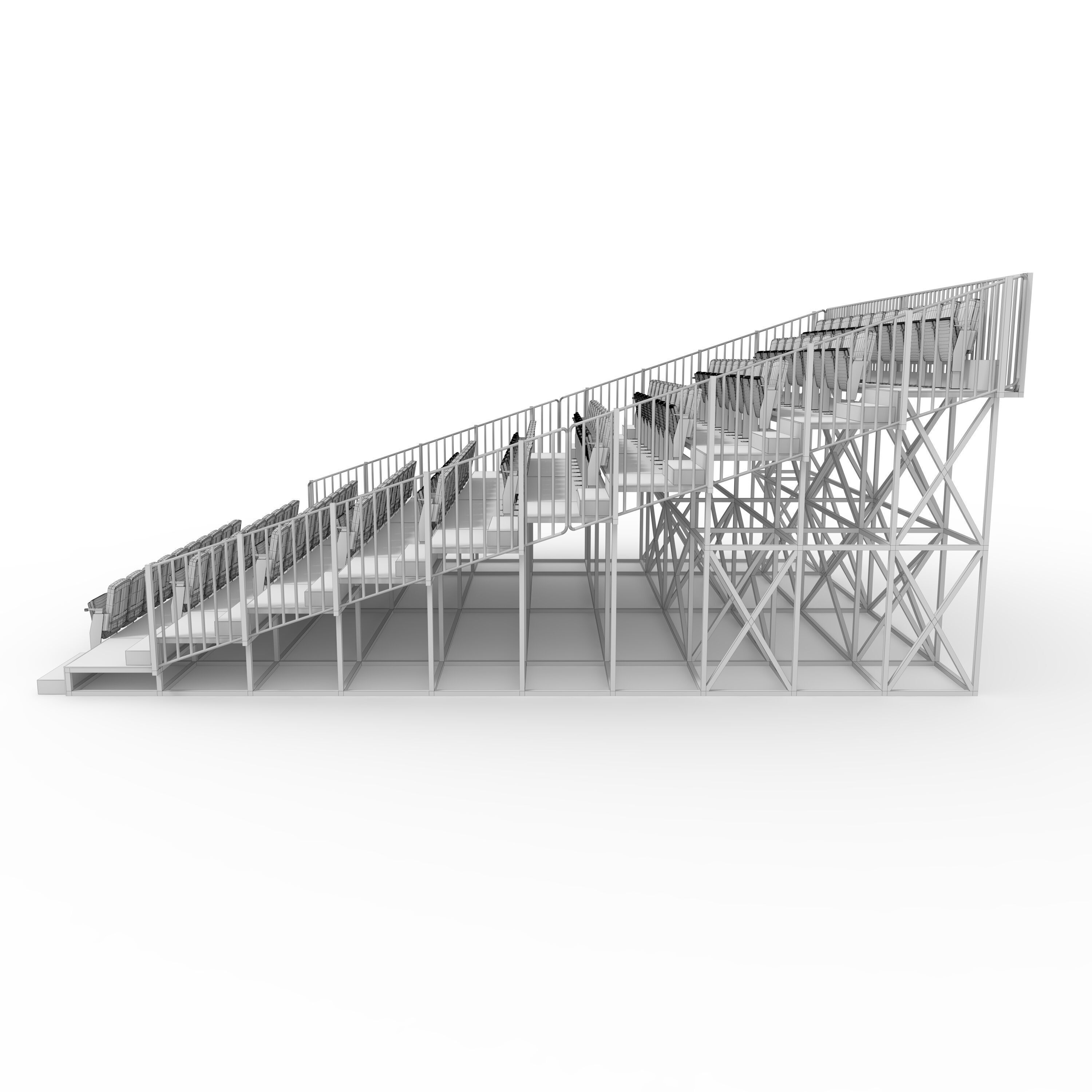 Bleachers 20 3D model_13