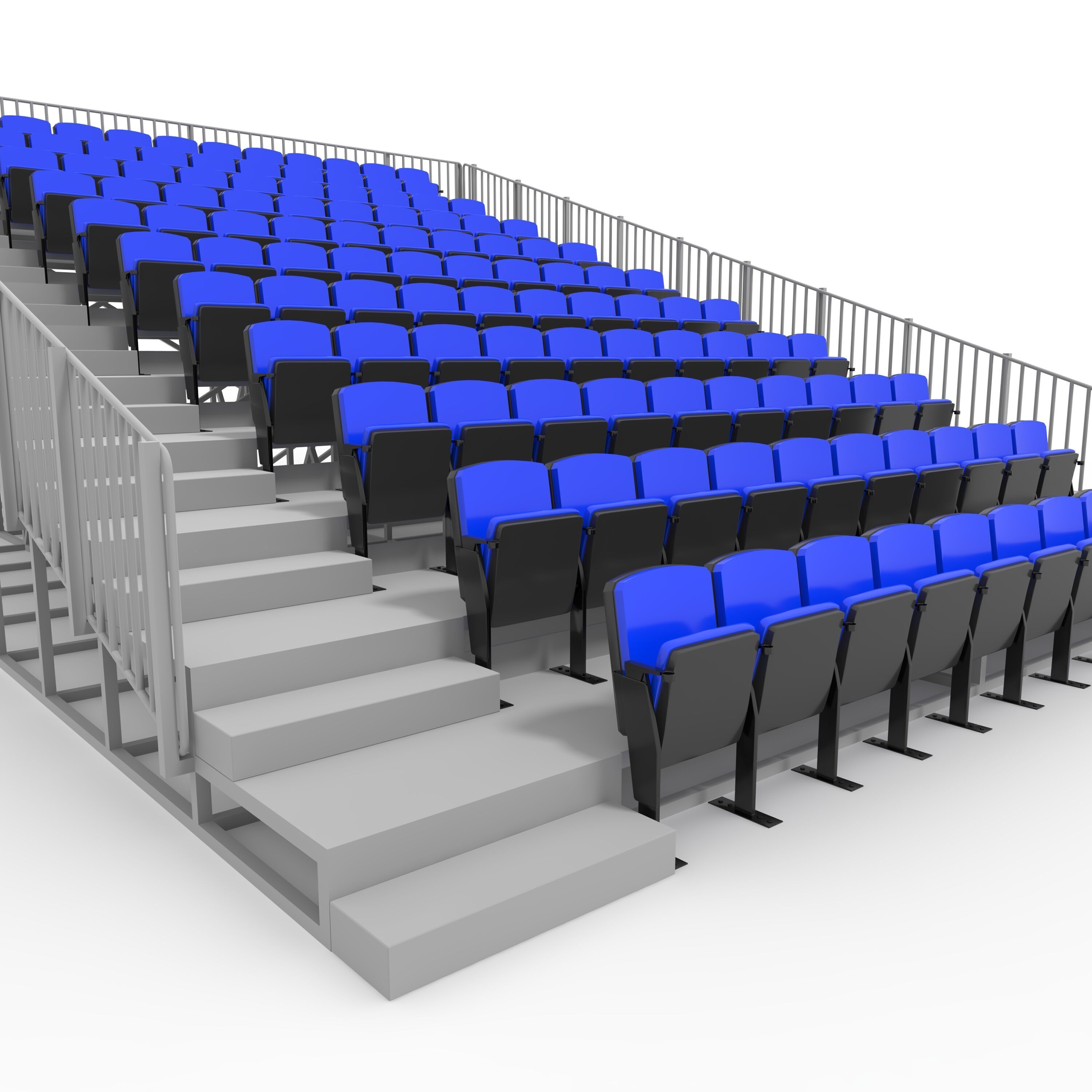Bleachers 20 3D model_16