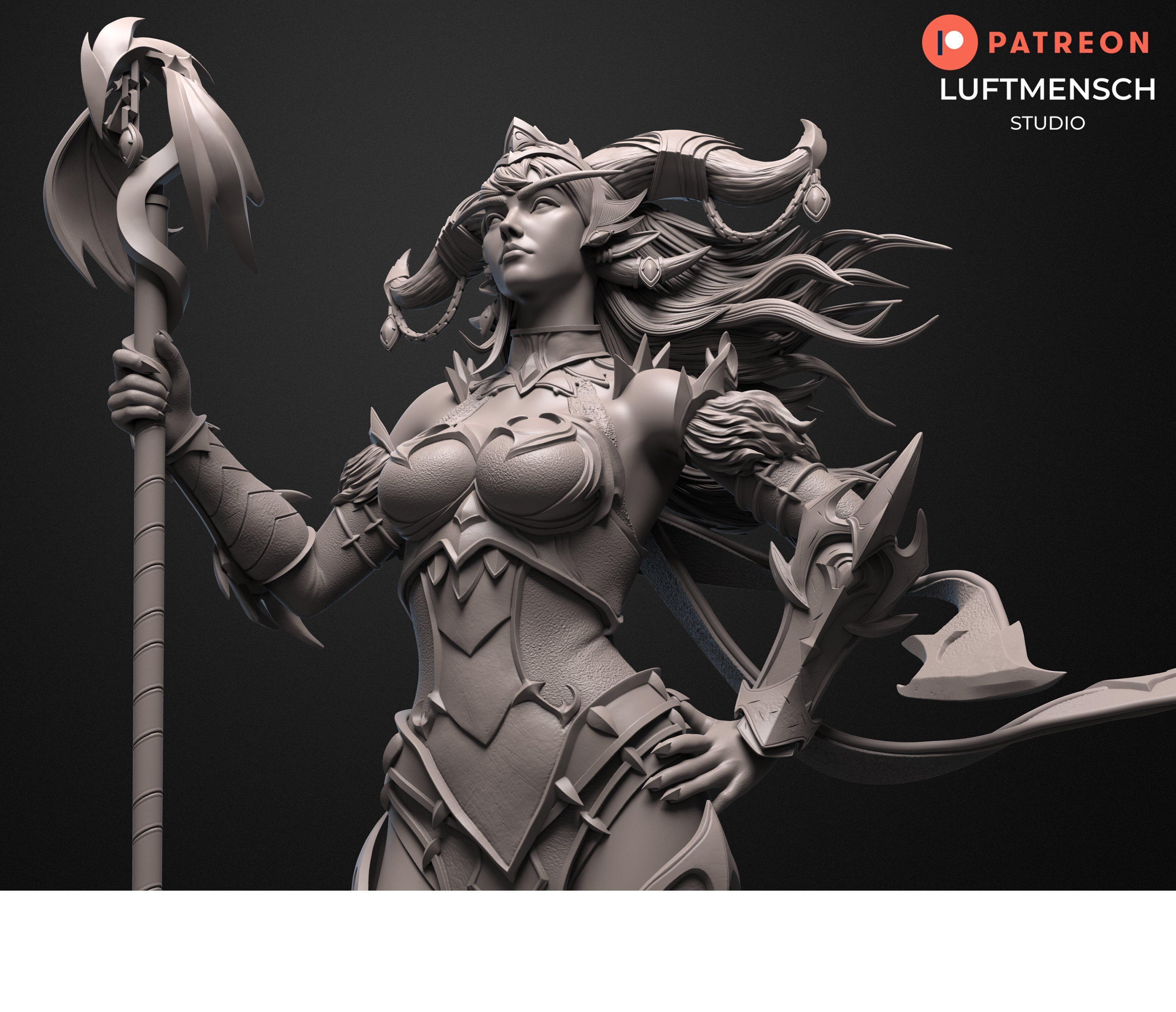 Alexstrasza STL 3D print model_9
